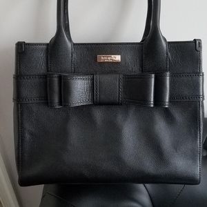 Kate Spade Black Bow Accent Shoulder Bag
